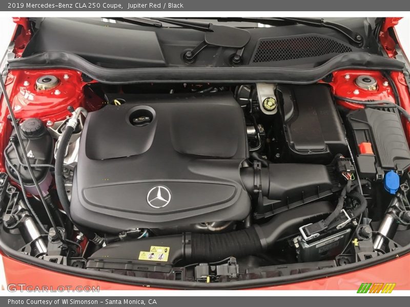 Jupiter Red / Black 2019 Mercedes-Benz CLA 250 Coupe