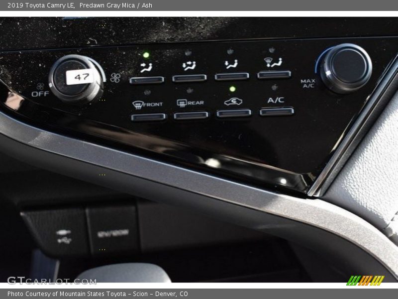 Predawn Gray Mica / Ash 2019 Toyota Camry LE