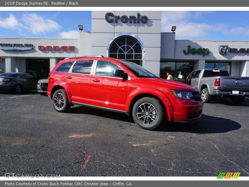 Redline / Black 2018 Dodge Journey SE