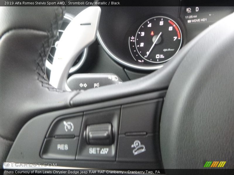 Stromboli Gray Metallic / Black 2019 Alfa Romeo Stelvio Sport AWD