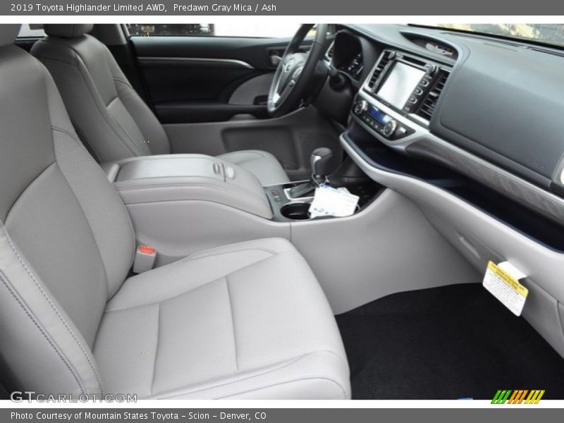 Predawn Gray Mica / Ash 2019 Toyota Highlander Limited AWD