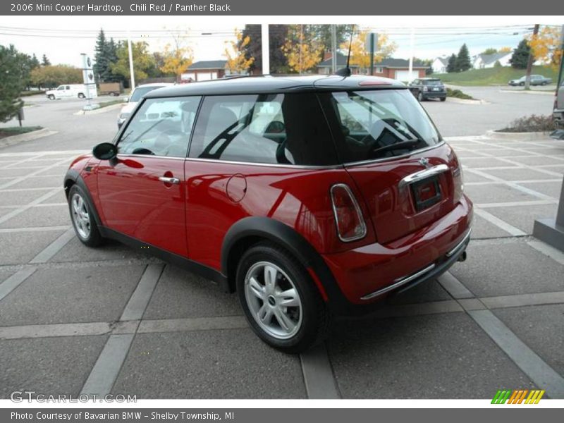 Chili Red / Panther Black 2006 Mini Cooper Hardtop