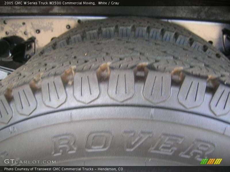 White / Gray 2005 GMC W Series Truck W3500 Commercial Moving