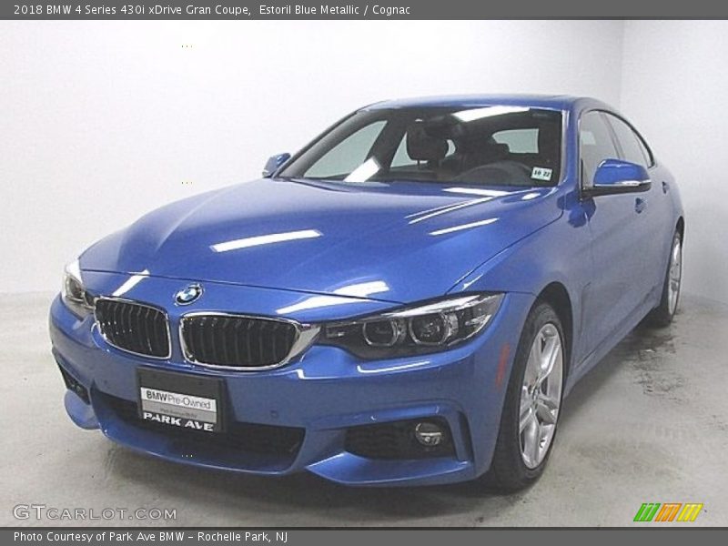 Estoril Blue Metallic / Cognac 2018 BMW 4 Series 430i xDrive Gran Coupe
