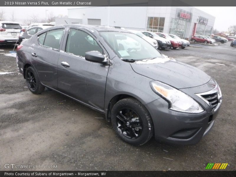 Gun Metallic / Charcoal 2019 Nissan Versa S Plus