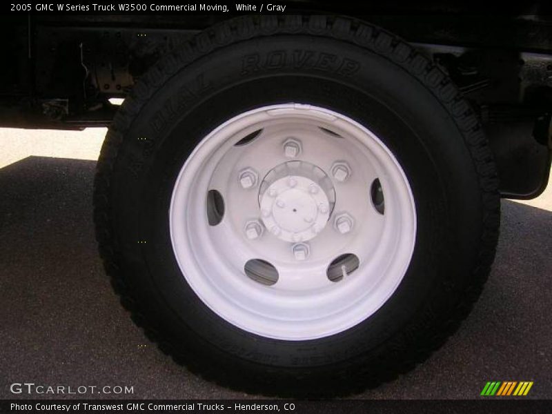 White / Gray 2005 GMC W Series Truck W3500 Commercial Moving