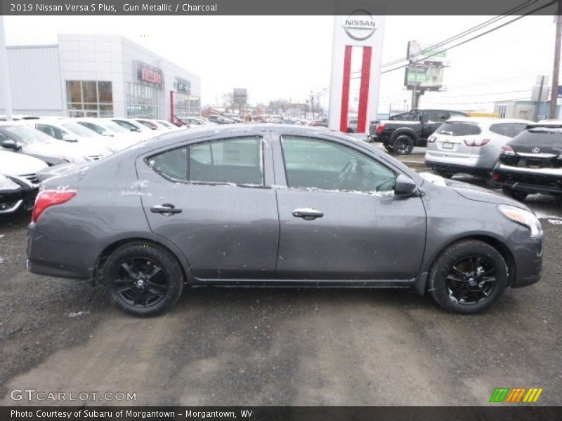 Gun Metallic / Charcoal 2019 Nissan Versa S Plus