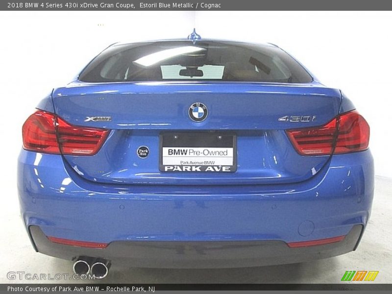 Estoril Blue Metallic / Cognac 2018 BMW 4 Series 430i xDrive Gran Coupe