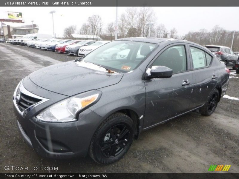 Gun Metallic / Charcoal 2019 Nissan Versa S Plus