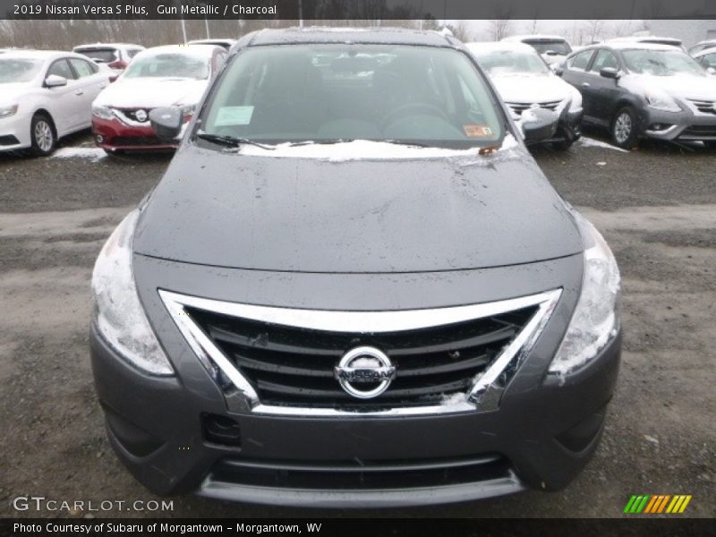 Gun Metallic / Charcoal 2019 Nissan Versa S Plus