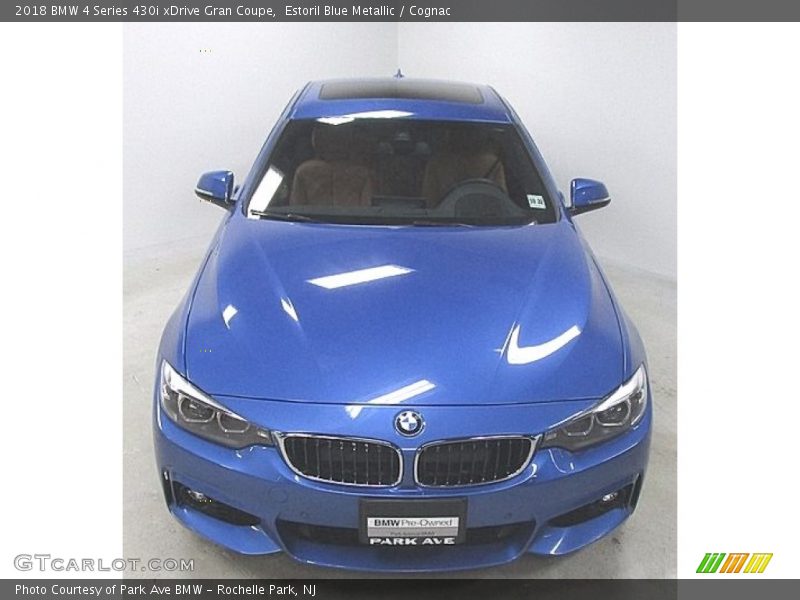 Estoril Blue Metallic / Cognac 2018 BMW 4 Series 430i xDrive Gran Coupe