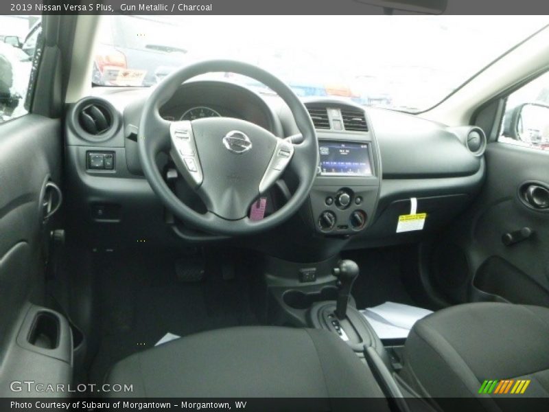 Gun Metallic / Charcoal 2019 Nissan Versa S Plus