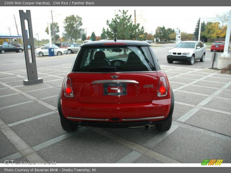 Chili Red / Panther Black 2006 Mini Cooper Hardtop