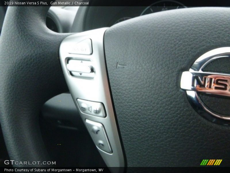 Gun Metallic / Charcoal 2019 Nissan Versa S Plus