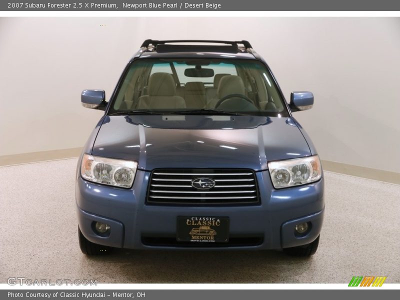 Newport Blue Pearl / Desert Beige 2007 Subaru Forester 2.5 X Premium