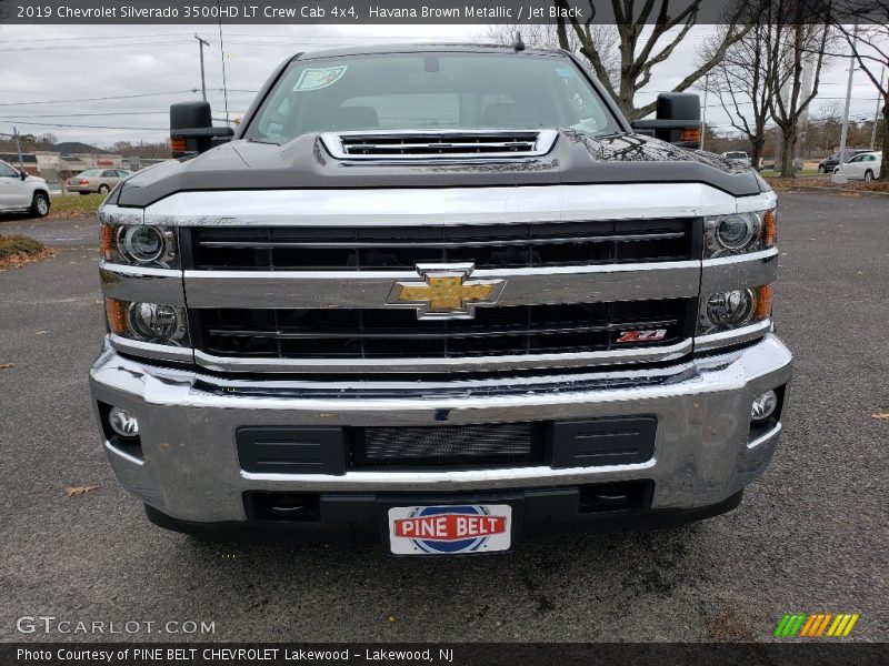 Havana Brown Metallic / Jet Black 2019 Chevrolet Silverado 3500HD LT Crew Cab 4x4