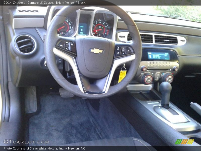 Bright Yellow / Black 2014 Chevrolet Camaro LS Coupe