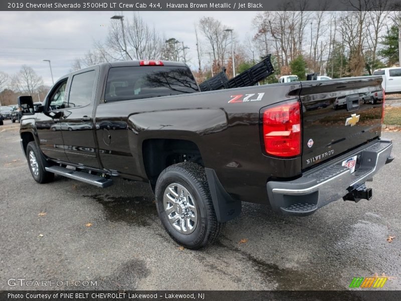 Havana Brown Metallic / Jet Black 2019 Chevrolet Silverado 3500HD LT Crew Cab 4x4