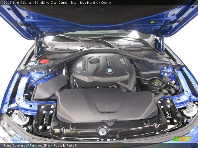 Estoril Blue Metallic / Cognac 2018 BMW 4 Series 430i xDrive Gran Coupe