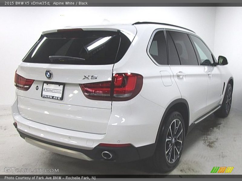 Alpine White / Black 2015 BMW X5 xDrive35d