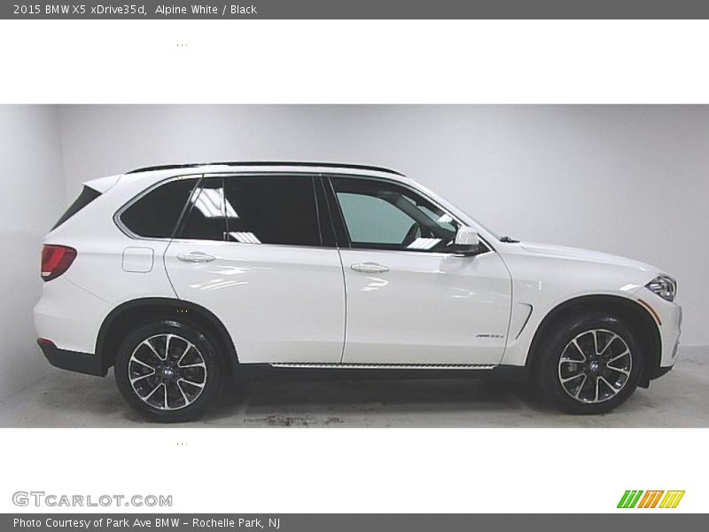 Alpine White / Black 2015 BMW X5 xDrive35d