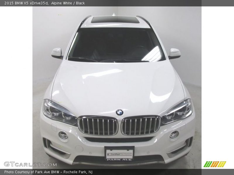 Alpine White / Black 2015 BMW X5 xDrive35d
