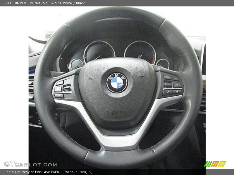 Alpine White / Black 2015 BMW X5 xDrive35d