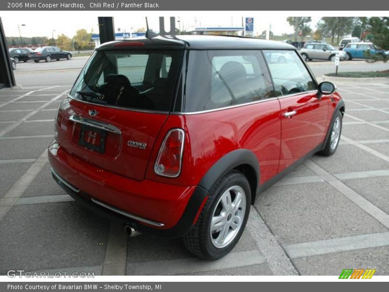 Chili Red / Panther Black 2006 Mini Cooper Hardtop