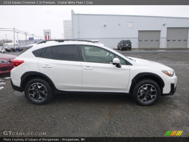 Crystal White Pearl / Gray 2019 Subaru Crosstrek 2.0i Premium