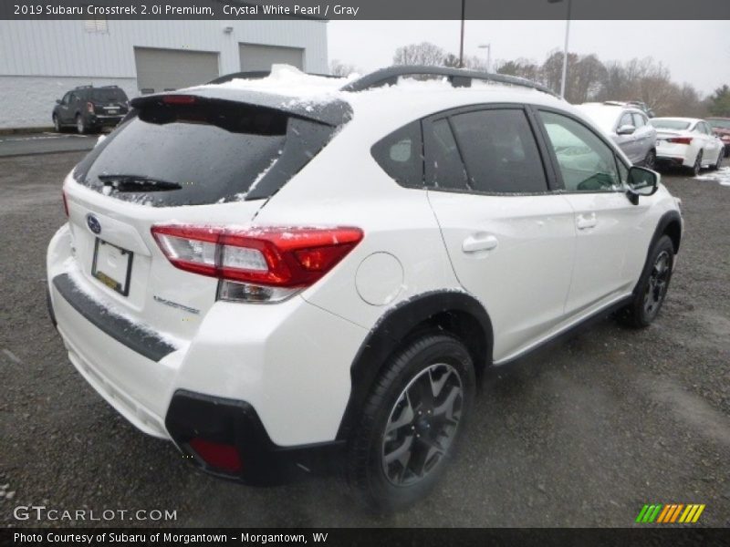 Crystal White Pearl / Gray 2019 Subaru Crosstrek 2.0i Premium