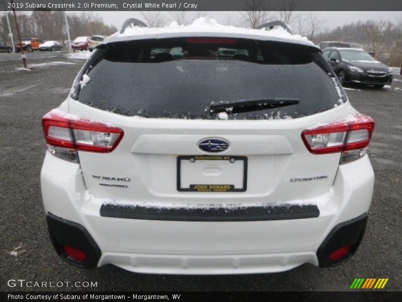 Crystal White Pearl / Gray 2019 Subaru Crosstrek 2.0i Premium
