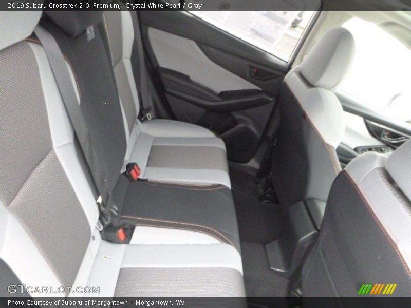 Crystal White Pearl / Gray 2019 Subaru Crosstrek 2.0i Premium