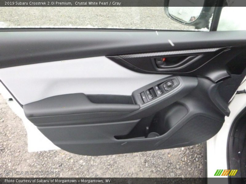 Crystal White Pearl / Gray 2019 Subaru Crosstrek 2.0i Premium