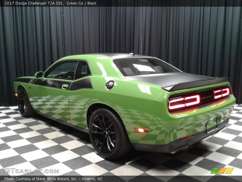 Green Go / Black 2017 Dodge Challenger T/A 392