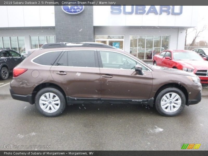 Cinnamon Brown Pearl / Warm Ivory 2019 Subaru Outback 2.5i Premium