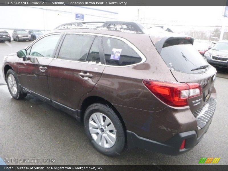 Cinnamon Brown Pearl / Warm Ivory 2019 Subaru Outback 2.5i Premium