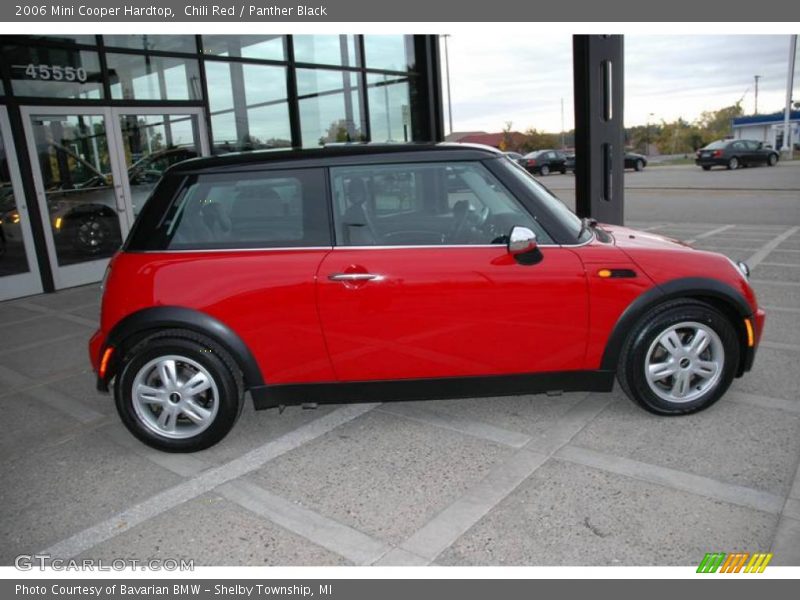 Chili Red / Panther Black 2006 Mini Cooper Hardtop