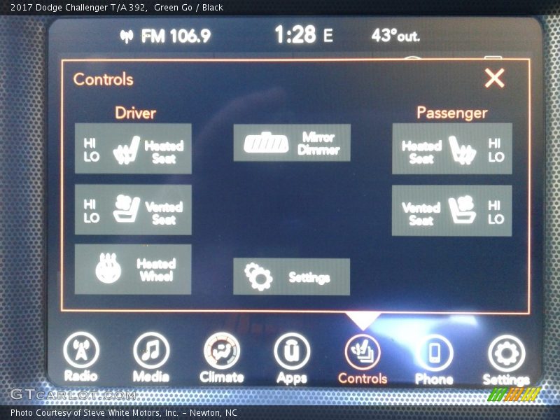 Green Go / Black 2017 Dodge Challenger T/A 392