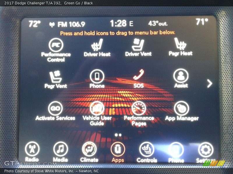 Green Go / Black 2017 Dodge Challenger T/A 392