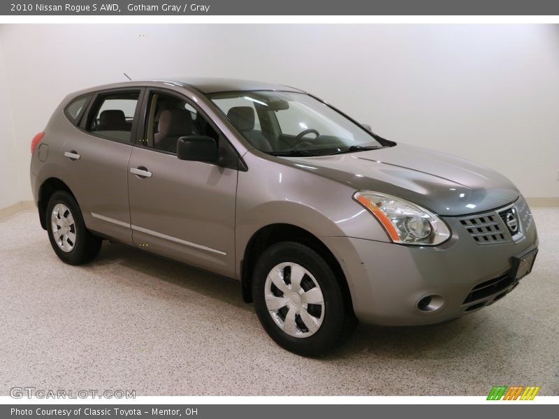 Gotham Gray / Gray 2010 Nissan Rogue S AWD