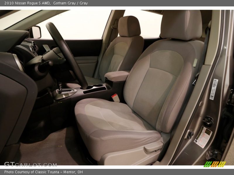 Gotham Gray / Gray 2010 Nissan Rogue S AWD