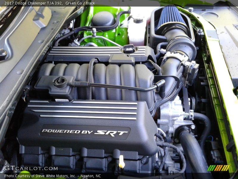 Green Go / Black 2017 Dodge Challenger T/A 392