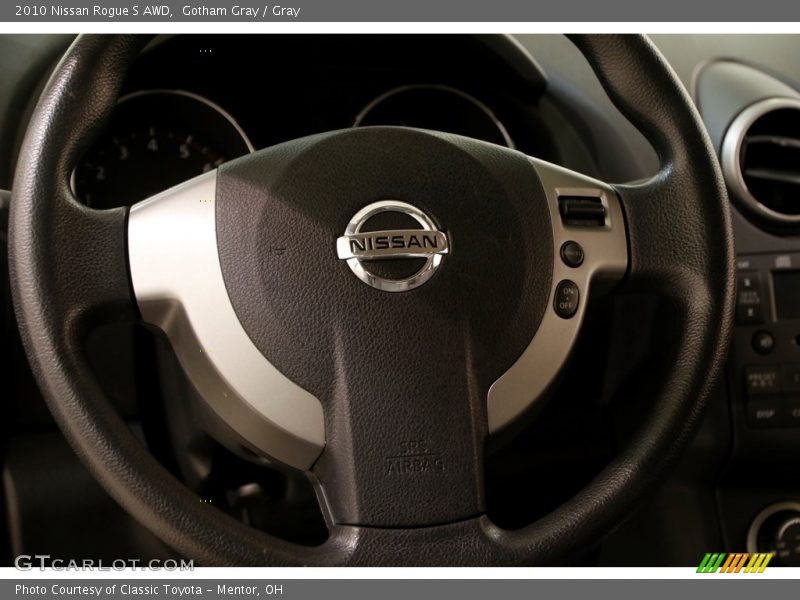 Gotham Gray / Gray 2010 Nissan Rogue S AWD