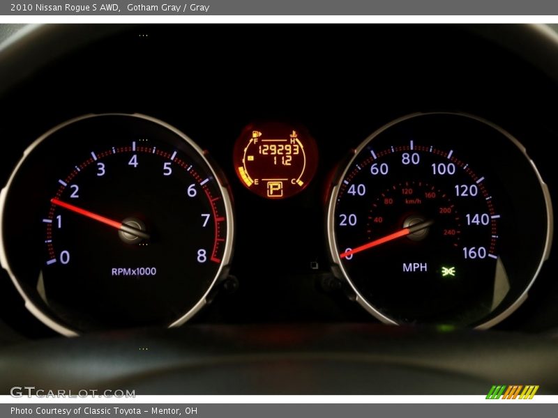 Gotham Gray / Gray 2010 Nissan Rogue S AWD