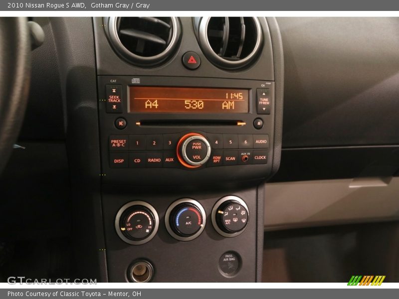 Gotham Gray / Gray 2010 Nissan Rogue S AWD