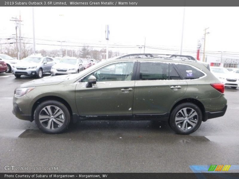 Wilderness Green Metallic / Warm Ivory 2019 Subaru Outback 3.6R Limited