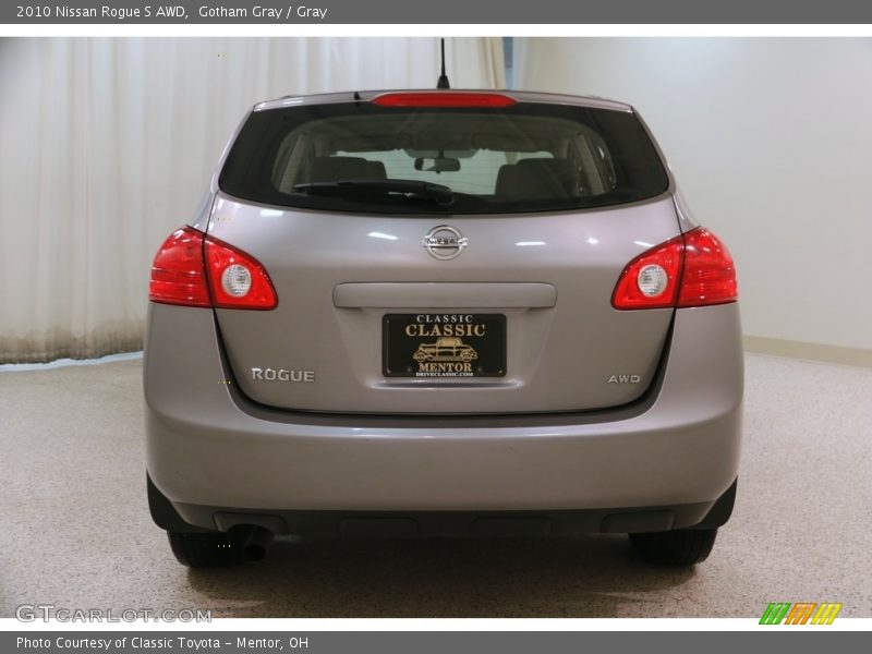 Gotham Gray / Gray 2010 Nissan Rogue S AWD