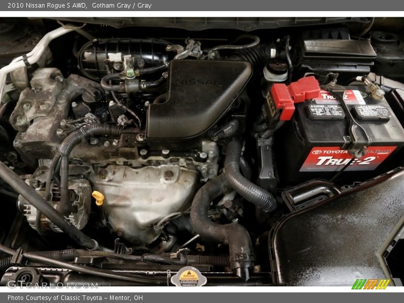 Gotham Gray / Gray 2010 Nissan Rogue S AWD