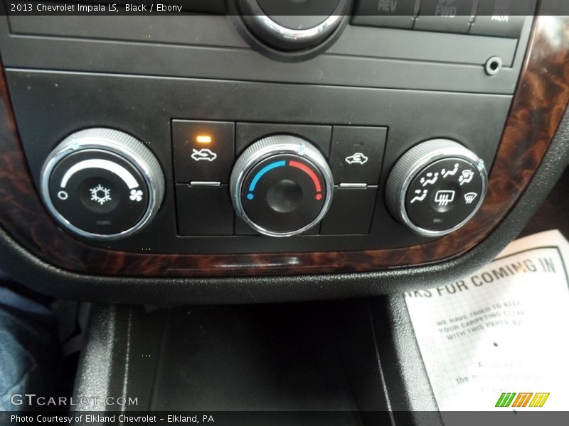 Black / Ebony 2013 Chevrolet Impala LS