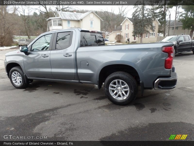 Satin Steel Metallic / Jet Black 2019 Chevrolet Silverado 1500 LT Z71 Double Cab 4WD